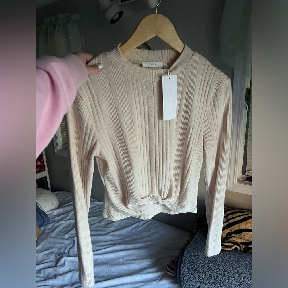 lush beige long sleeve